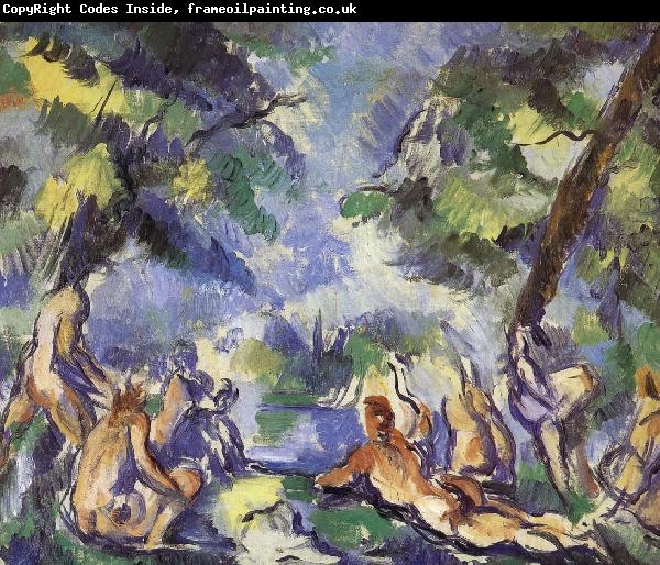 Paul Cezanne Bath nine women who